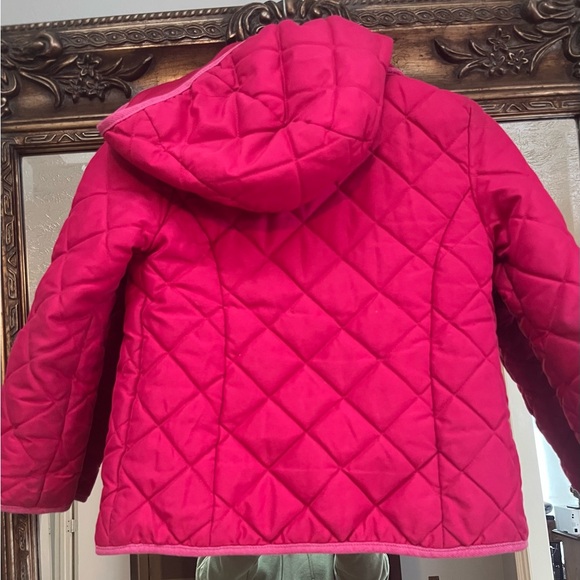 Old Navy Girls Hot Pink Spring Quilted Puffer Jacket size small - Picture 2 of 4